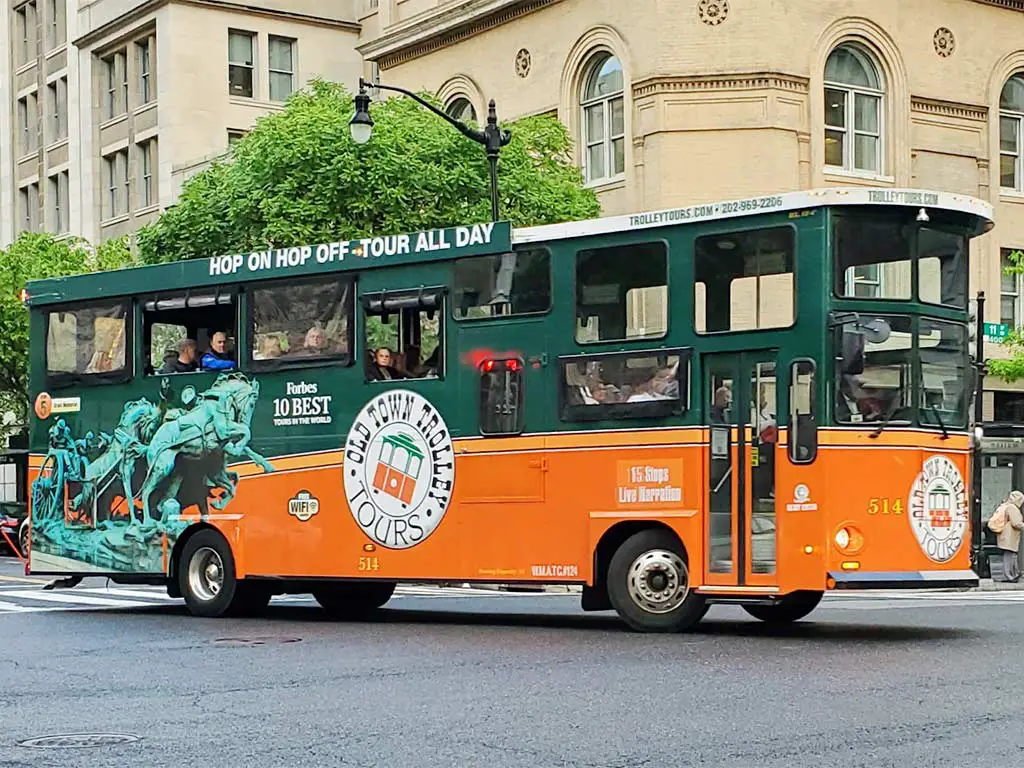 best trolley tours in washington dc