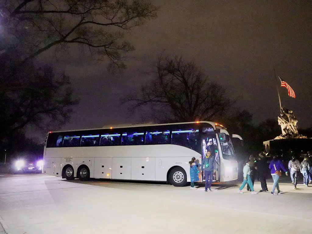 Planning for A Bus Travel from Washington DC to Virginia Beach