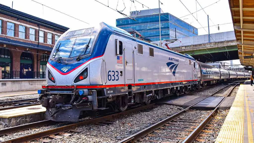 Amtrak train